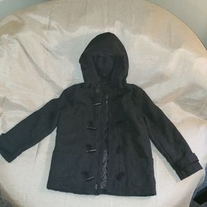 Boys 7/8 Hooded Wool Jackets w/ Wooden Toggles